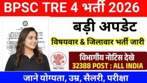 BPSC TRE 4 Vacancy 2026